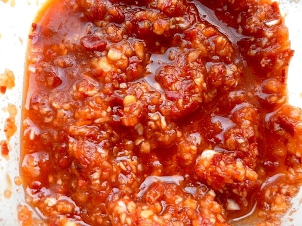 Homemade Kimchi Paste