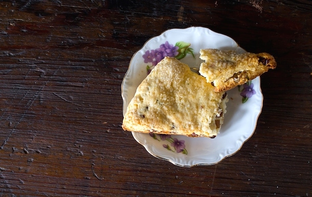 Lavender, Date & Pecan Scones {glutenfree}
