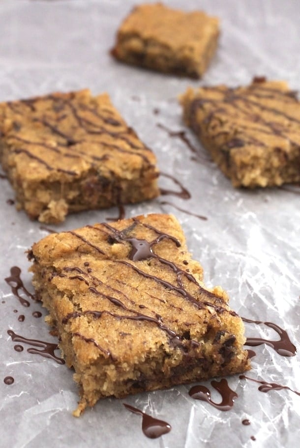 Coconut Flour Blondies | gluten-free, dairy-free