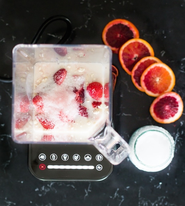 Blood Orange-Strawberry Coconut Smooth (vegan)