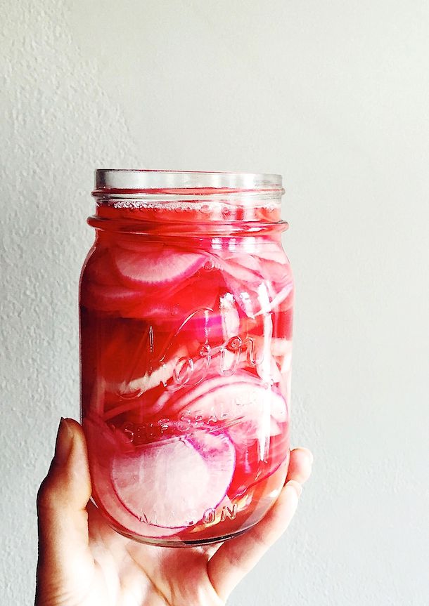 Quick Pickled Radishes {via heartbeet kitchen}