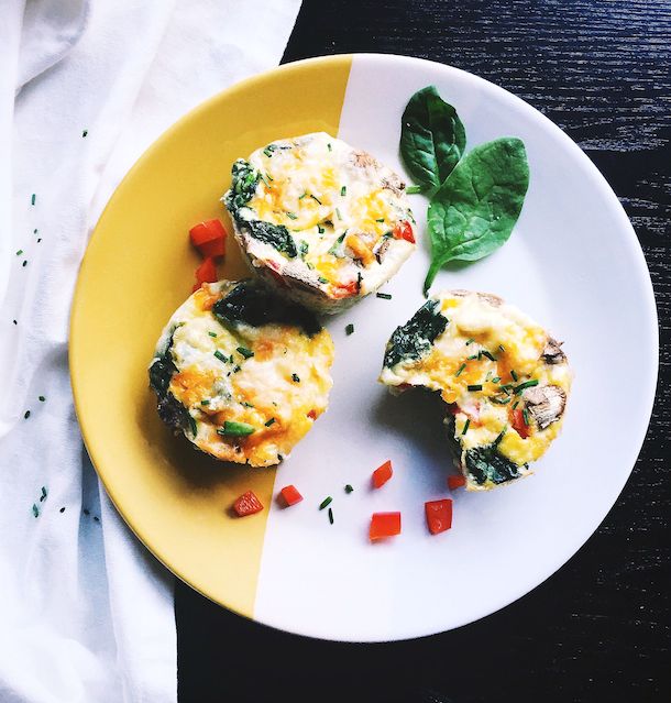 Veggie & Egg Muffin Cups, like mini frittatas