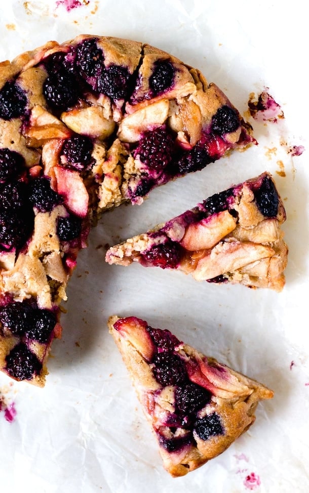 Berry Apple Buckle Cake {gluten-free} via heartbeet kitchen blog