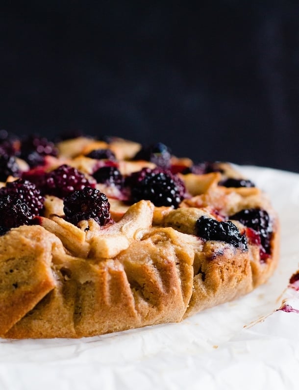 Berry Apple Buckle Cake {gluten-free} via heartbeet kitchen blog