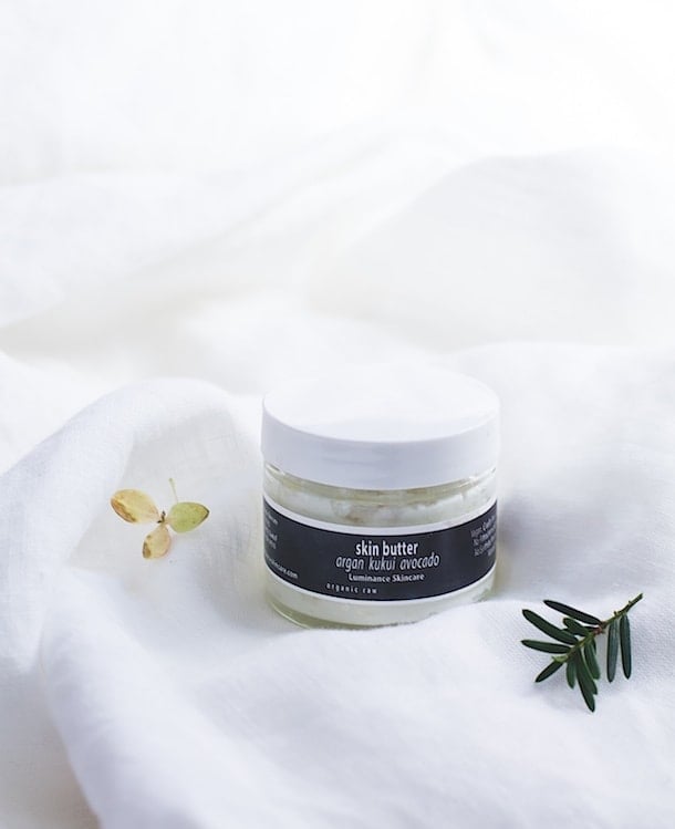 Luminance Skin Butter: Profound in its simplicity; Argan, Kukui and Avocado oils whipped over a couple of days into a silky, delicate mouse.