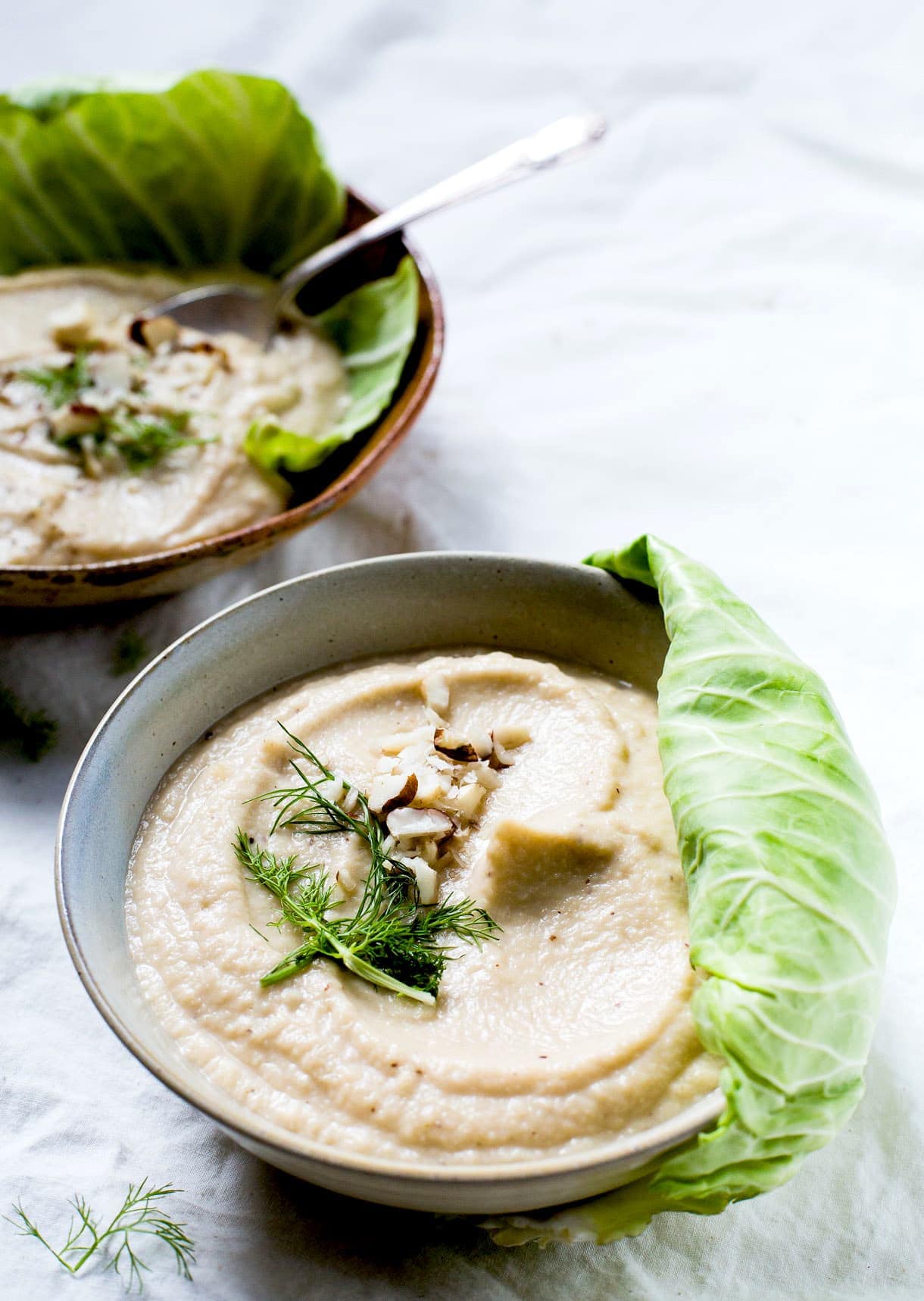Nutty Cabbage Fennel Soup {via heartbeet kitchen}