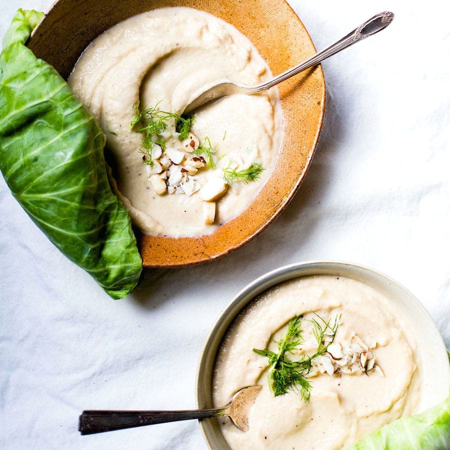 Nutty Cabbage Fennel Soup + Collagen Superboost