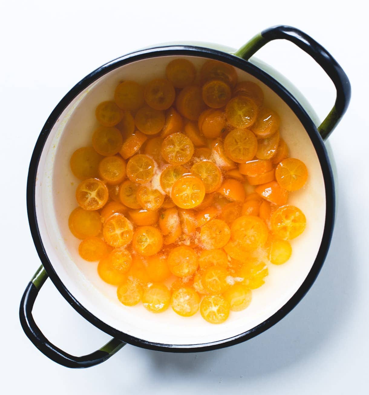 Pickled Kumquats with Pink Peppercorns {recipe}