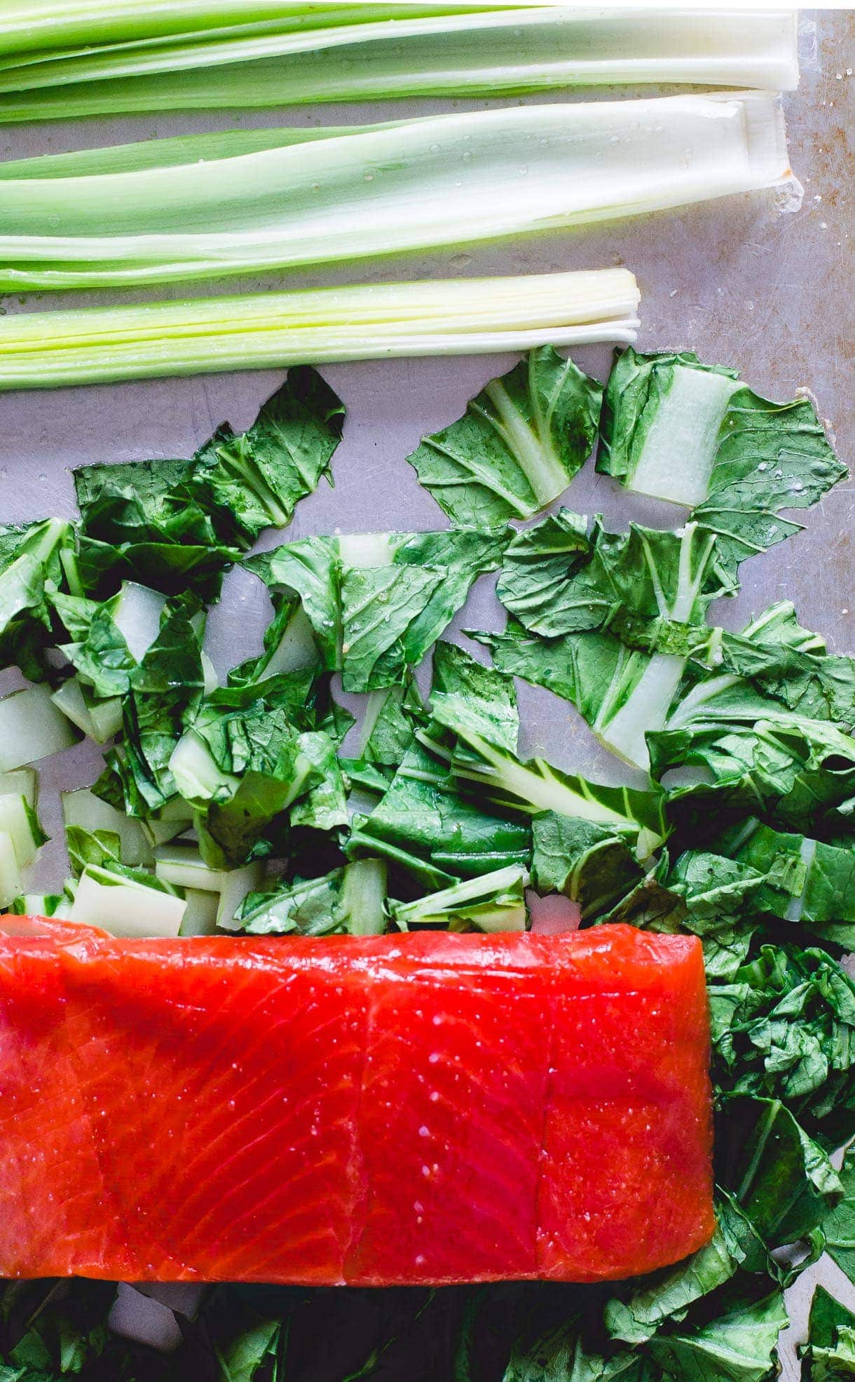 Oven Roasted Paleo Salmon Recipe with Spaghetti Squash
