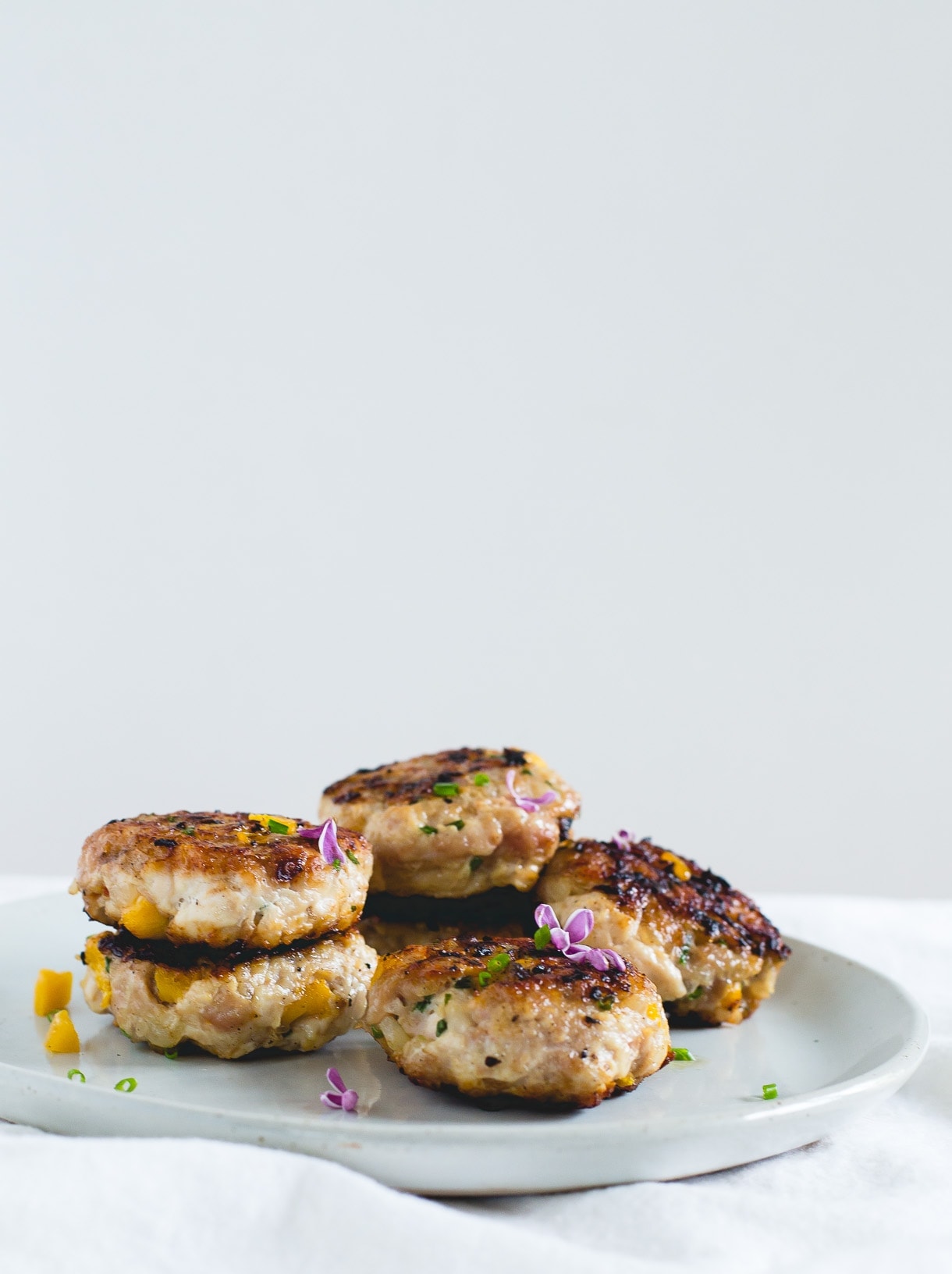 5 ingredient Mango Chicken Breakfast Sausages