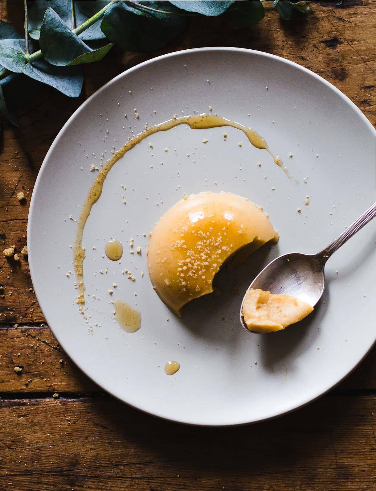 Maple Butternut Squash Panna Cotta {thickened with grass-fred collagen}