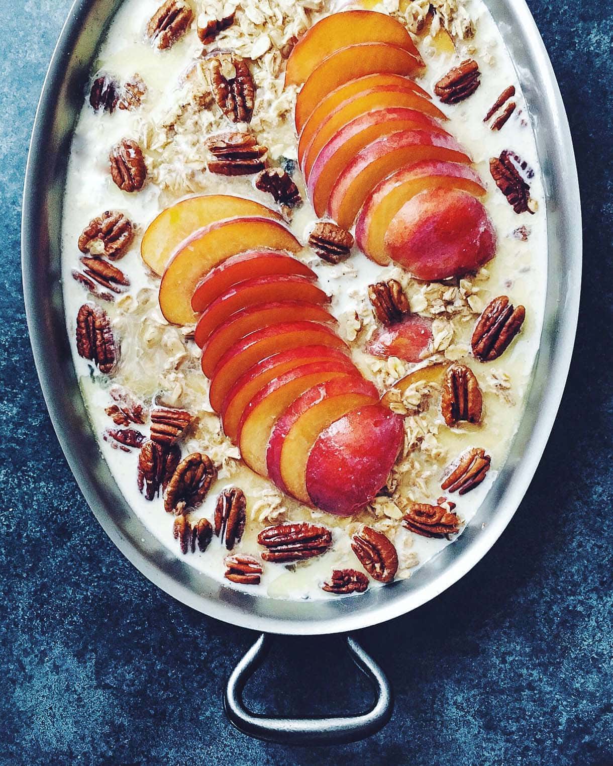 Gluten-Free Peach Baked Muesli