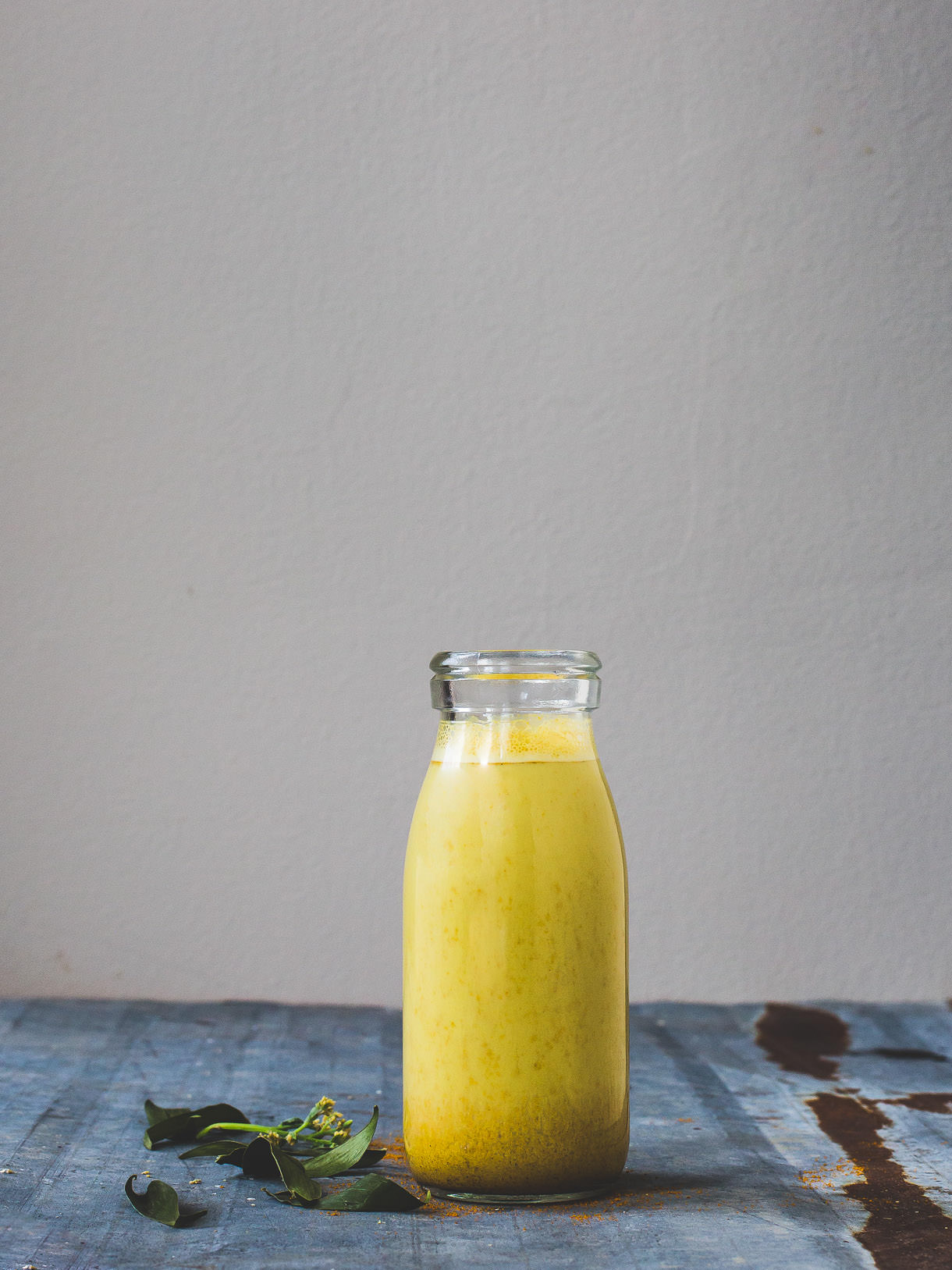 Chilled Turmeric Golden Milk {paleo, vegan}