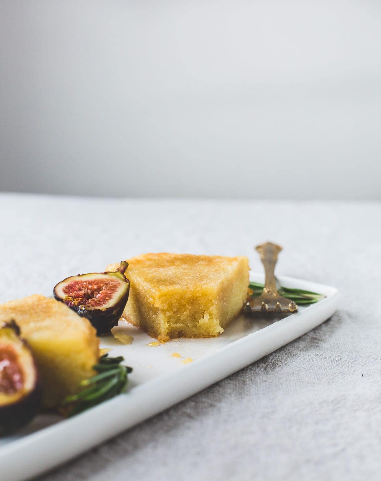 Honey Fig Almond Cake {soft, rich, and dense}