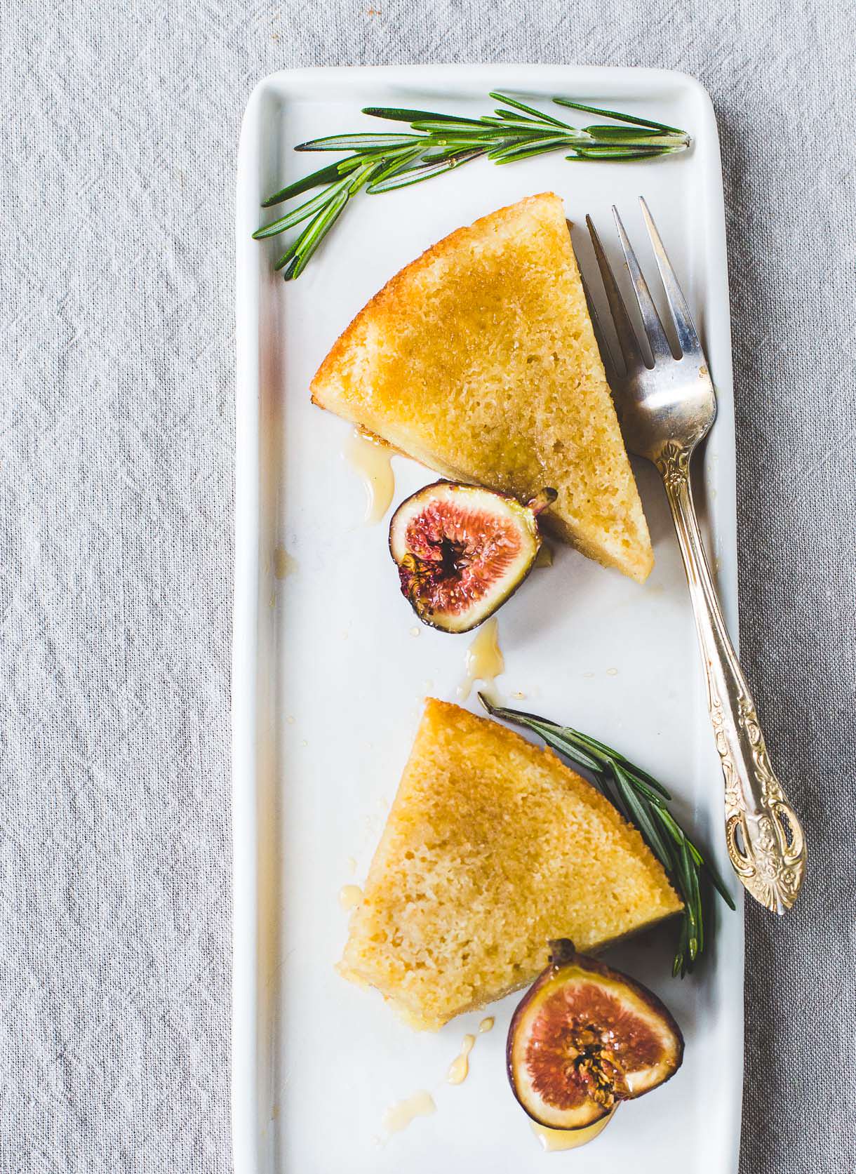Honey Fig Almond Cake {gluten-free}