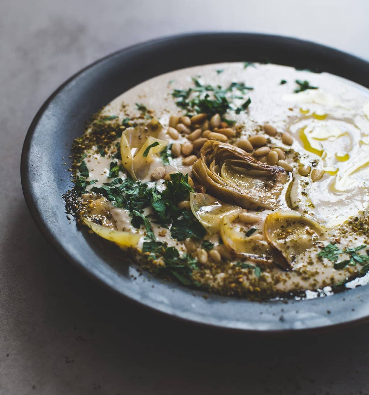 Silky Smooth White Bean Hummus, Mediterranean Style {vegan appetizer}