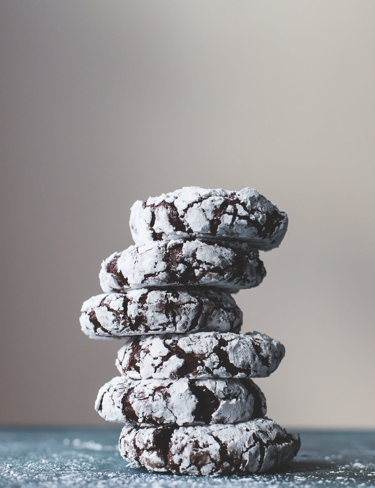 Fudgy Peppermint Chocolate Crinkle Cookies {made with teff flour, gluten-free, gum-free}