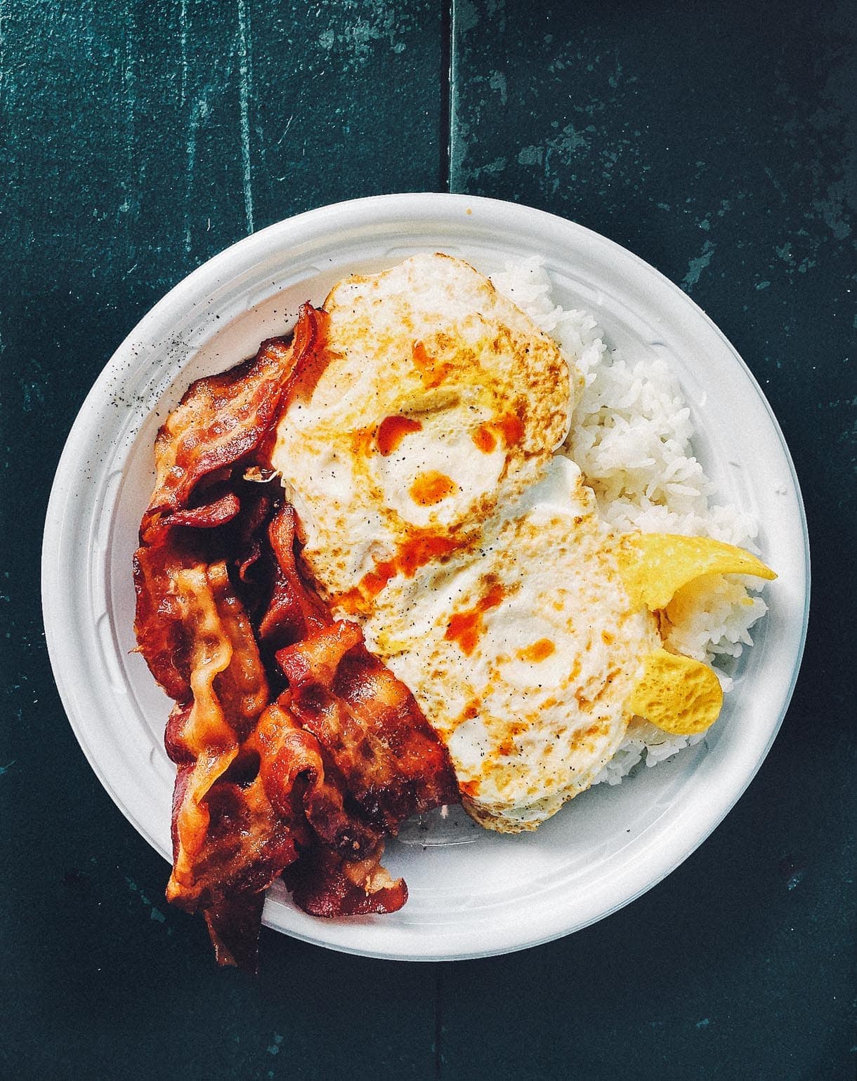 Rainbow Drive-In Breakfast Plate, honolulu hawaii