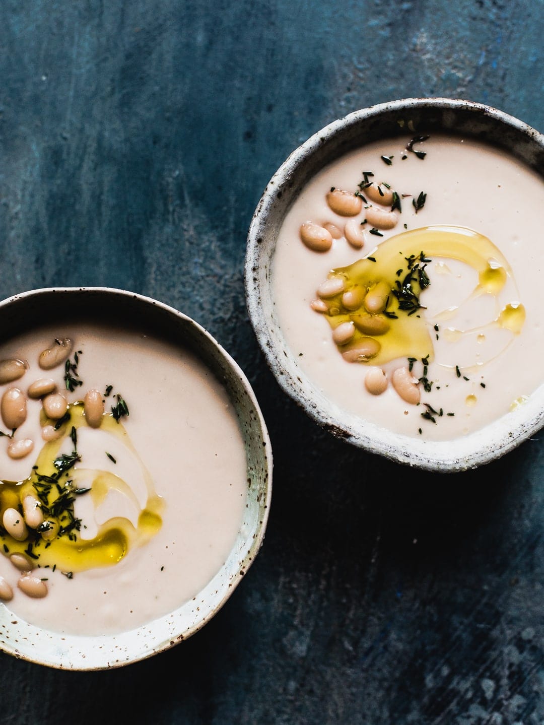 Simple Instant Pot White Bean Soup {vegan}