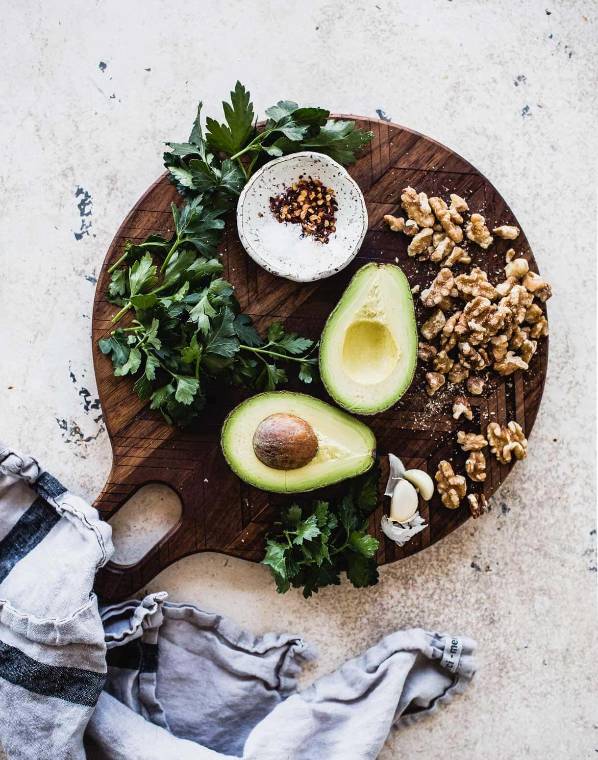 Walnut Avocado Yum Sauce - incredible sauce for grain bowls, sandwiches, vegetables