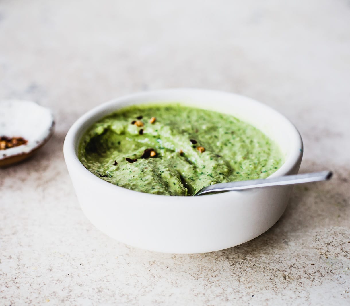 Walnut Avocado Yum Sauce - incredible sauce for grain bowls, sandwiches, vegetables