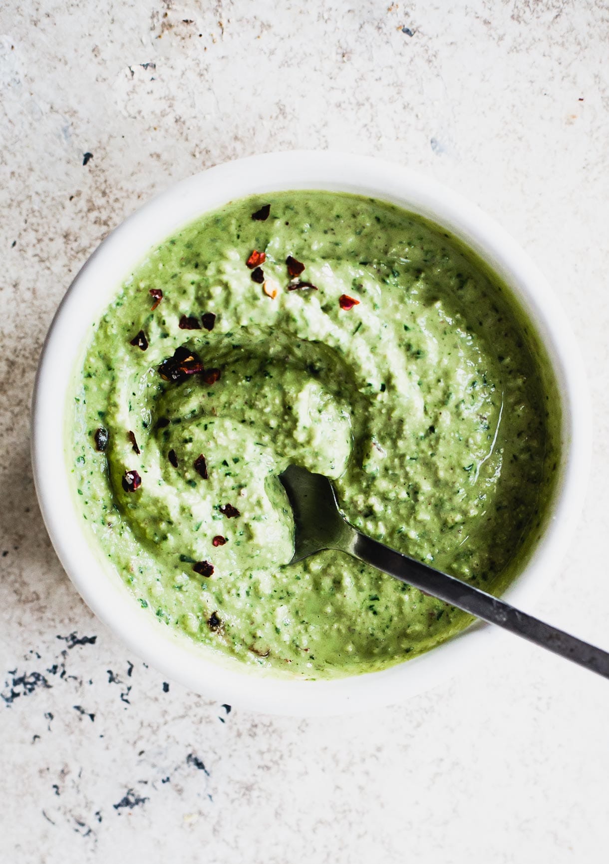 Walnut Avocado Yum Sauce - incredible sauce for grain bowls, sandwiches, vegetables