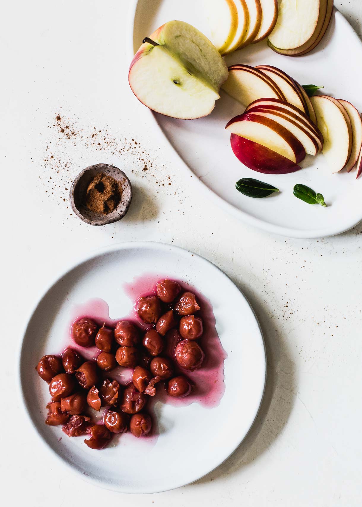 Tart Cherries and Apples