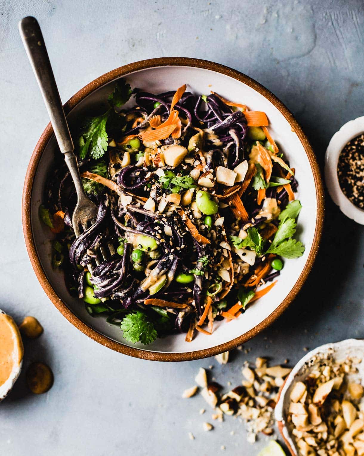 Peanut Soba Noodle Bowls